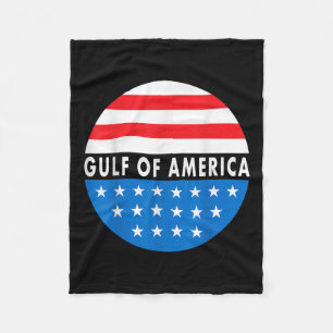 Gulf Of Usa America President Trump 2025 _2 Fleece Blanket