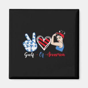 Gulf Of Usa America President Trump 2025 _7  Magnet