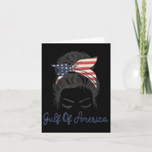 Gulf Of Usa America President Trump 2025 Raglan Ba Card