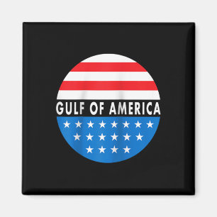 Gulf Of Usa America President Trump 2025 Raglan Ba Magnet