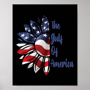 Gulf Of Usa America President Trump 2025 Raglan Ba Poster