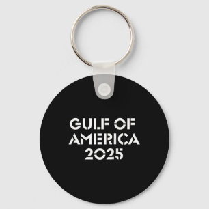 Gulf Of Usa America Trump 2025 Raglan Baseball Tee Key Ring