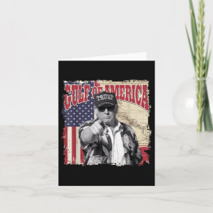 Gulf Of Usa America Trump Greeting From The Patrio Card