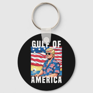 Gulf Of Usa America Trump Greeting From The Patrio Key Ring