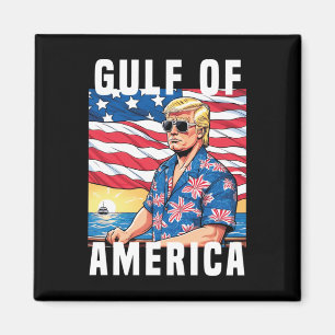 Gulf Of Usa America Trump Greeting From The Patrio Magnet