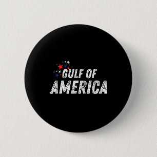 Gulf Of Usa America Vintage American Flag Beach Ca 6 Cm Round Badge