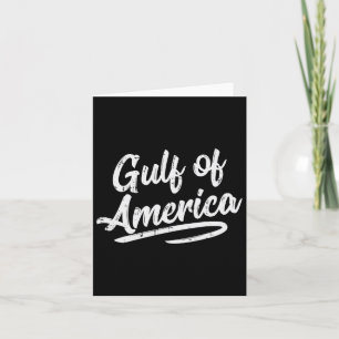Gulf Of Usa America Vintage Men Women Kids Card