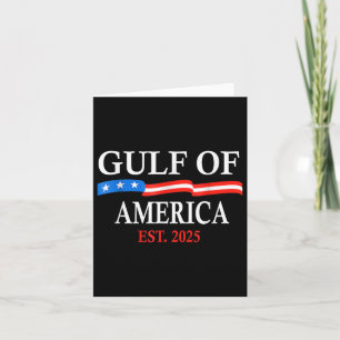Gulf Retro Of America Est 2025 Usa American Flag M Card