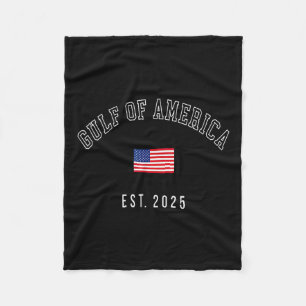 Gulf Retro Of America Est 2025 Usa American Flag M Fleece Blanket