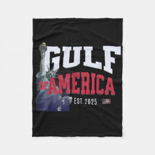 Gulf Retro Of America Est 2025 Usa American Flag M Fleece Blanket