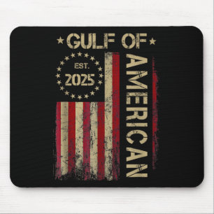 Gulf Retro Of America Est 2025 Usa American Flag M Mouse Pad