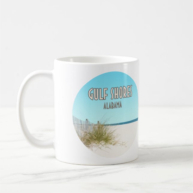 Gulf Shores Alabama Beach Coffee Mug (Left)