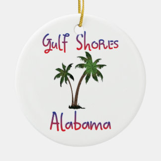 Gulf Shores Alabama Ceramic Tree Decoration
