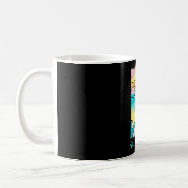 Gulf shores alabama funny shark beach vacation coffee mug (Left)