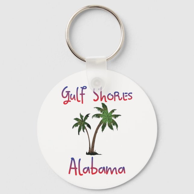 Gulf Shores Alabama Key Ring (Front)