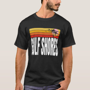 Gulf Shores, Alabama, Retro City Hometown Vintage  T-Shirt