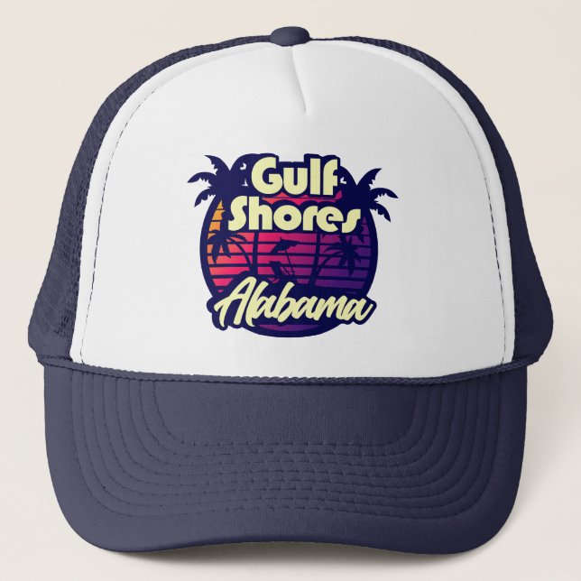 Gulf Shores Alabama Trucker Hat (Front)
