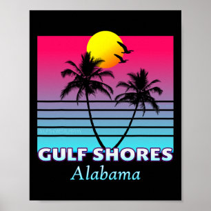 Gulf Shores Alabama Vacation Gift Poster