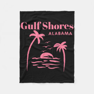 Gulf Shores Alabama Vacation Girls Fleece Blanket
