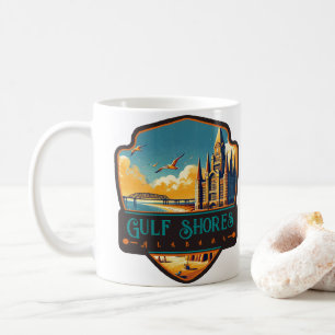 Gulf Shores, Alabama Vintage Coffee Mug