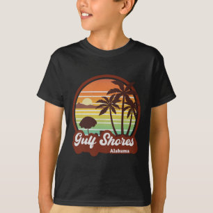 Gulf Shores Alabyma Al Vintage Retro 70s 80s Trave T-Shirt