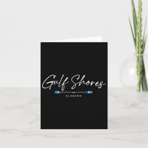 Gulf Shores Alabyma Oars Graphic Card