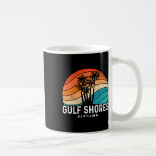 Gulf Shores Alabyma Palm Tree Beach Souvenir Coffee Mug