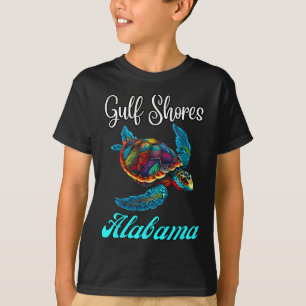 Gulf Shores Alabyma Sea Turtle Family Vacation Mat T-Shirt