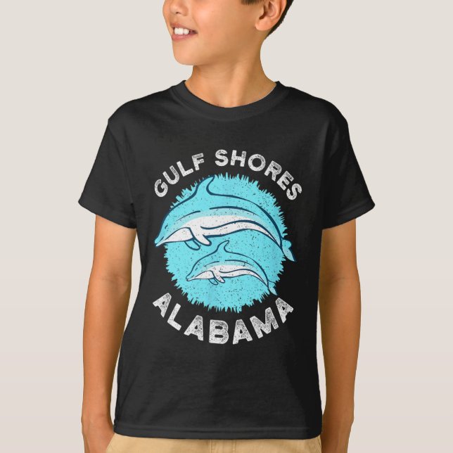 Gulf Shores Alabyma Shirt Dolphin Lovers  (Front)