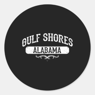 Gulf Shores Alabyma T Shirt  Classic Round Sticker