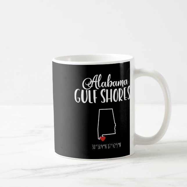 Gulf Shores Alabyma Vacation Destination  Coffee Mug (Right)