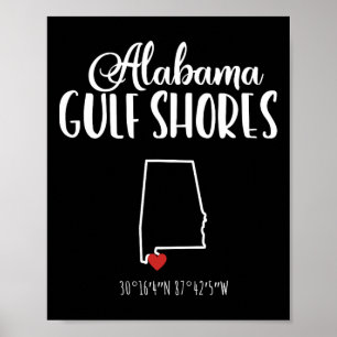 Gulf Shores Alabyma Vacation Destination Poster