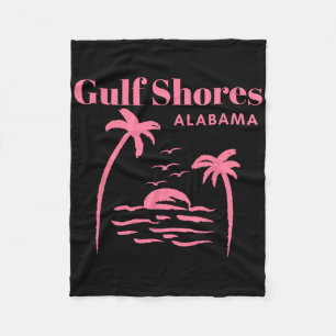 Gulf Shores Alama Vacation Girls  Fleece Blanket