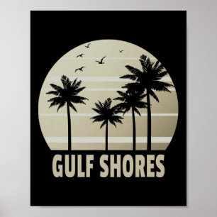 Gulf Shores Alama Vacation Souvenir  Poster
