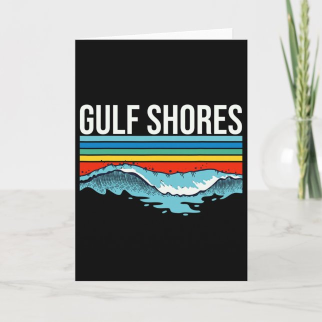 Gulf Shores Answer To All Life's Problems Vacation Card (Front)