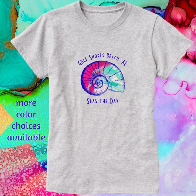 Gulf Shores Beach Alabama Seashell T-Shirt (Creator Uploaded)