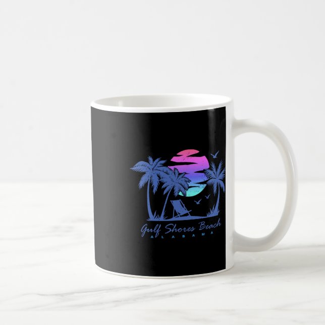 Gulf Shores Beach Alabama Spring Break Vacation Tr Coffee Mug (Right)