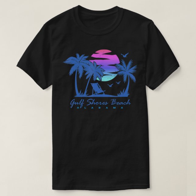 GULF SHORES BEACH ALABAMA Spring Break Vacation Tr T-Shirt (Design Front)