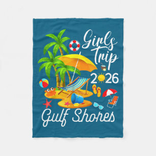 Gulf Shores Beach Alabama Summer Artwork Fleece Blanket