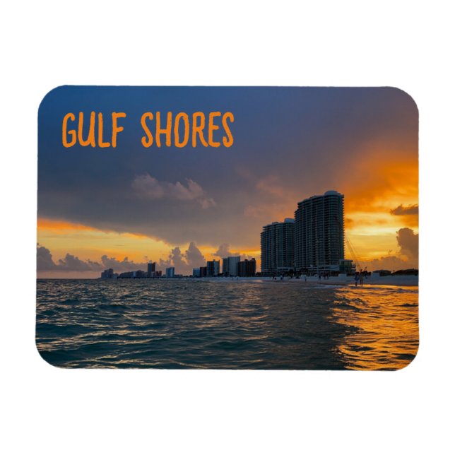 Gulf Shores Beach Magnet (Horizontal)