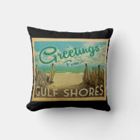 Gulf Shores Beach Vintage Travel