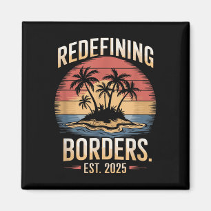 Gulf Usa America Humourous Trump Patriotic 2025 Magnet
