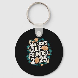 Gulf Usa America Humourous Trump Patriotic 2025 Pr Key Ring
