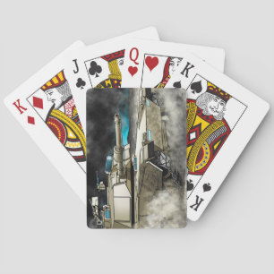 Gulf War Journal M1 tank Bicycle playing cards