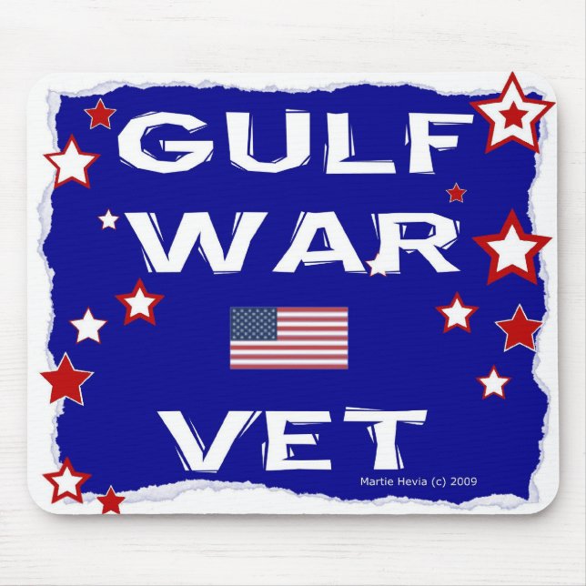 Gulf War Vet - In Honour - Mousepad (Front)