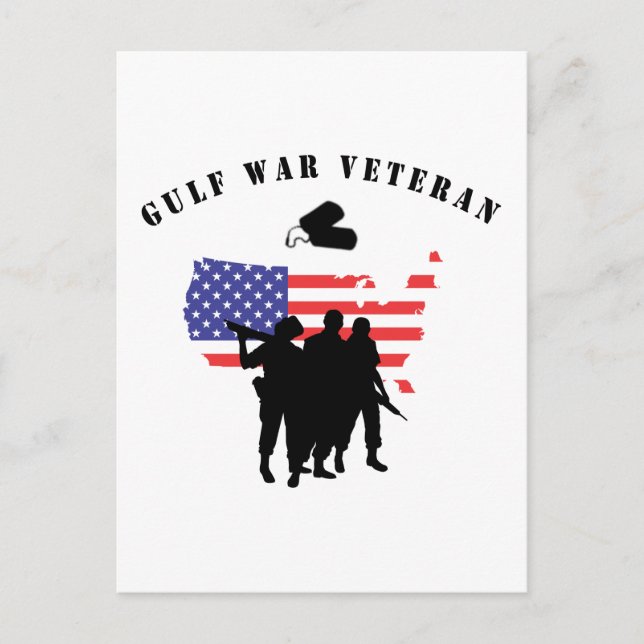 Gulf War Veteran Postcard (Front)