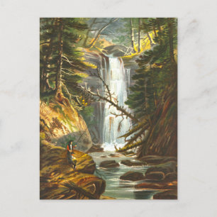 Gulf Waterfall, Vermont, Vintage Postcard