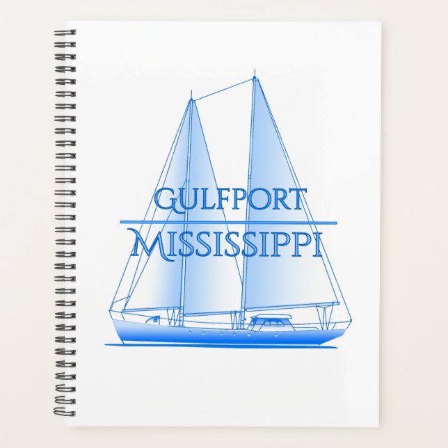 Gulfport Coastal Nautical Sailing Planner (Front)