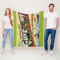 Gulfport Mississippi Retro Postcard