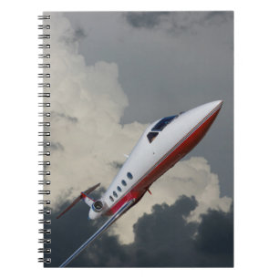 GULFSTREAM 3 IN CLOUDS NOTEBOOK